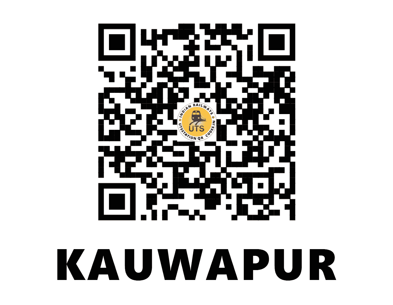 UTS QR Code for KAUWAPUR - KPE - NE (UTTAR PRADESH)